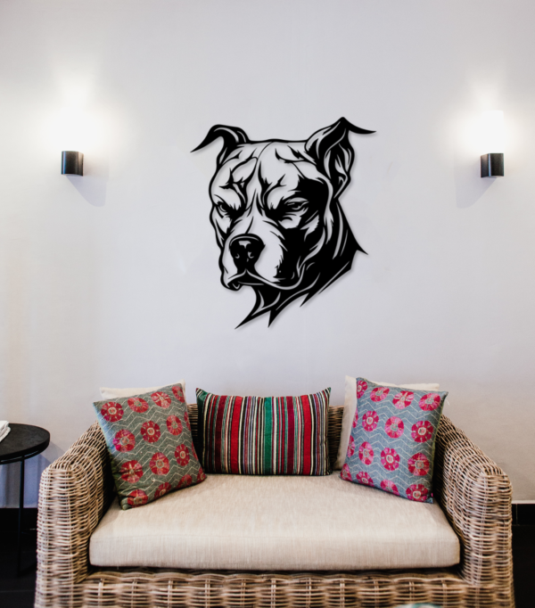 American Bulldog Metal Wall Art